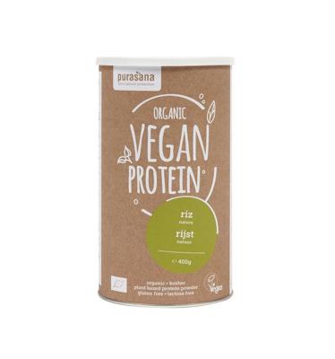 Purasana Proteine rijst vegan bio 400 Gram