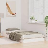 Bedframe Wit 80 x 210 cm Massief grenenhout - thumbnail