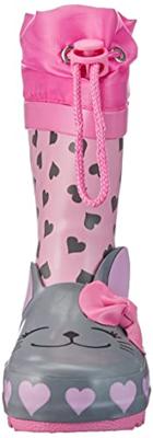 Playshoes regenlaarzen Poes Lichtroze-32
