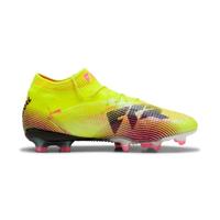 PUMA Future 8 Ultimate Gras Voetbalschoenen (FG) Geel Zwart Roze - thumbnail