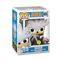 Sonic 30th Anniversary Funko Pop Vinyl: Silver the Hedgehog (Glow in the Dark) - thumbnail