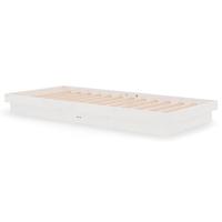 Bedframe massief hout wit 90x200 cm - thumbnail