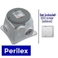 Zehnder Woonhuisventilator Comfofan Silent + CO2 sensor (Perilex) - thumbnail