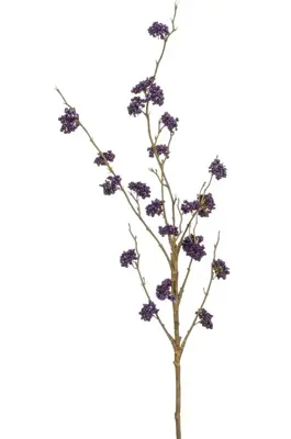 Callicarpa spray dk purple 97 cm kunstplant Emerald - Emerald