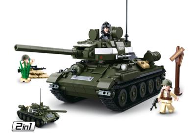 Sluban WWII - 2in1 Russian Tank (M38-B0689) Sluban WWII - 2in1 Russian Tank (M38-B0689)
