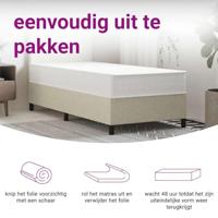 Pocketveringmatras middelhard-hard 70x200 cm - thumbnail