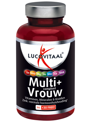 Lucovitaal Multi+ compleet vrouw 120 Tabletten