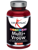 Lucovitaal Multi+ compleet vrouw 120 Tabletten - thumbnail