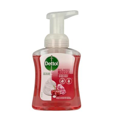 Dettol Zachte Mousse Antibacteriëel - met roos en kersenbloesem