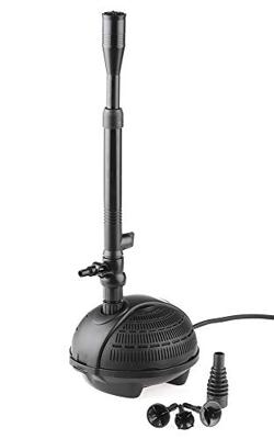 Pontec PondoVario 1500 Fonteinpomp - 1500 L/u, Incl. 4 Sproeikoppen en Regelbare Filterfunctie - thumbnail