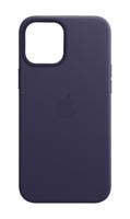Apple Leather MagSafe Case iPhone 12 Pro Max Deep Violet - thumbnail