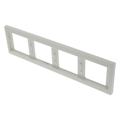Berker K1 Afdekraam | Inbouw | 4-voudig | Polarwit - 66.021.26
