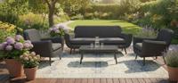 Jonah lounge set 4pcs bench 3-seater/2 chairs/table Eurofar - Eurofar - thumbnail