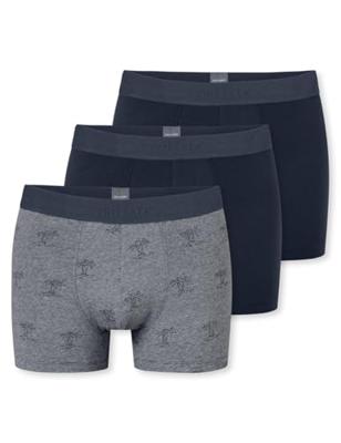 Schiesser 95/5 boxershorts blauw