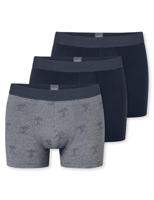 Schiesser 95/5 boxershorts blauw - thumbnail