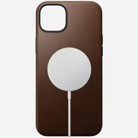 Nomad Modern lederen hoesje iPhone 15 Plus - Rustic Brown - thumbnail
