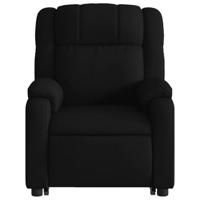 Sta-op-massagestoel verstelbaar stof zwart - thumbnail