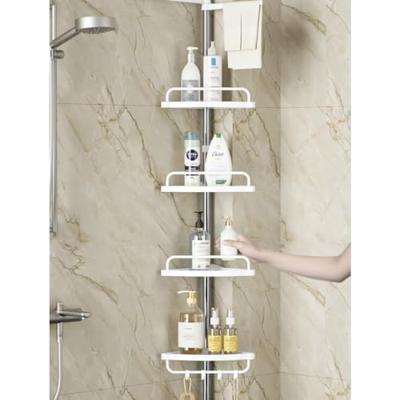 Douche hoekplanken - op verstelbare stang.