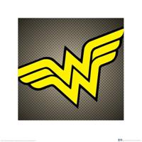 Kunstdruk DC Comics - Wonder Woman - Symbol 40x40cm - thumbnail