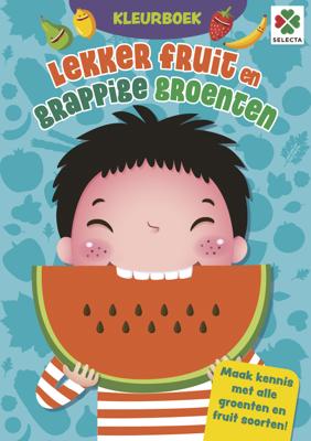 Selecta Lekkere fruit en grappige groenten kleurboek