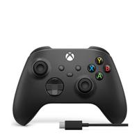 Xbox Wireless Controller - Carbon Black + USB-C Cable - thumbnail