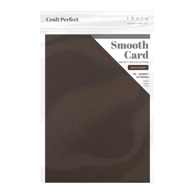 Craft Perfect By Tonic Studios Craft perfect • smooth card a4 240g espresso brown 5pcs