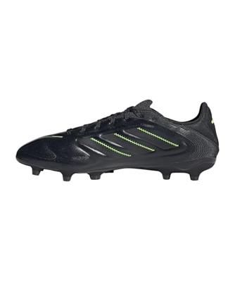 adidas Copa Pure III Pro Gras Voetbalschoenen (FG) Zwart Donkergrijs Groen