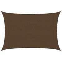 Zonnezeil 160 g/m 3x5 m HDPE bruin - thumbnail