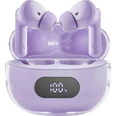 Intenso Buds Plus T313AE lila In Ear headset Bluetooth Stereo Lila Noise Cancelling Mobiele telefoon
