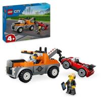 Lego city sleepwagen met sportauto reparatie - 60435 - thumbnail