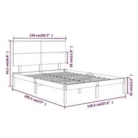 Bedframe zonder matras massief grenenhout 140x190 cm - thumbnail