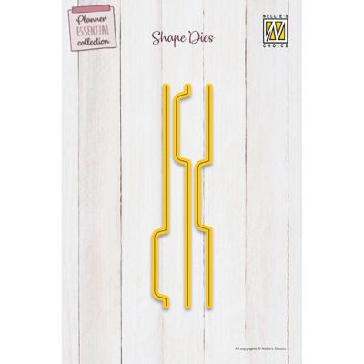 Nellie's Choice • planner essentials cutting dies tabs 3st.