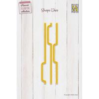 Nellie's Choice • planner essentials cutting dies tabs 3st. - thumbnail