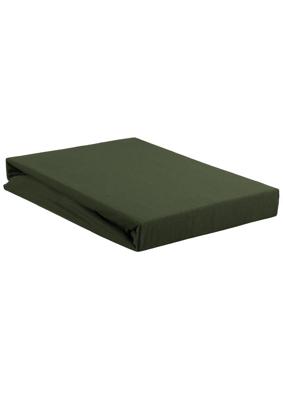 Beddinghouse Hoeslaken Jersey Dark Green-1-persoons (80/90 x 200/210/220 cm)