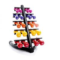 Muscle Power Compact Dumbbell Rek voor Vinyl Dumbbells MP943 - thumbnail