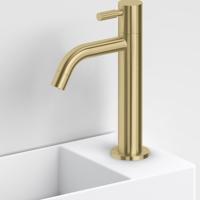 Fonteinkraan Hoog Clou Freddo Geborsteld Goud PVD - thumbnail