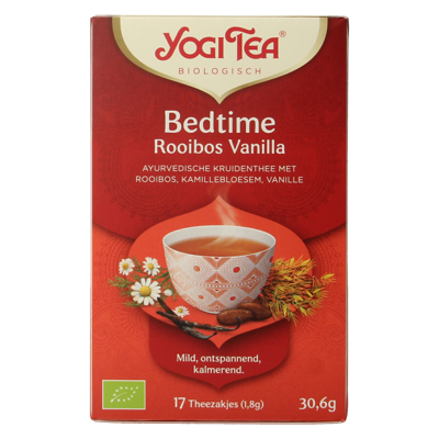 Bedtime rooibos vanille bio 17 Zakjes