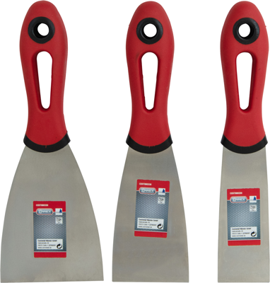 Connex Set Plamuurmessen 40/60/80Mm Rvs - COXT880330