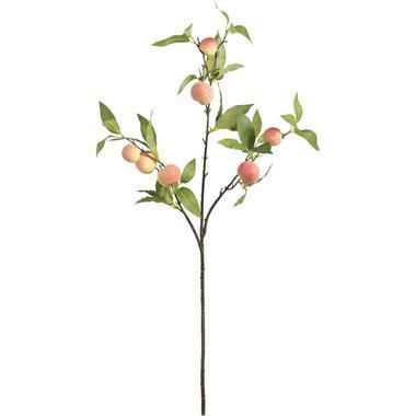 Kunstbloem Peach Spray - roze - 85 cm - Leen Bakker