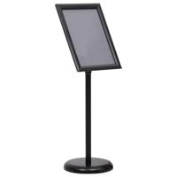 Posterstandaard A3 aluminiumlegering zwart - thumbnail