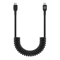 Kabel USB-C naar USB-C Muvit for Change Zwart 1,2 m - thumbnail