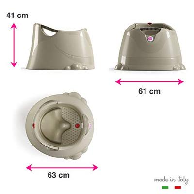 Douchezit opla lichtgrijs