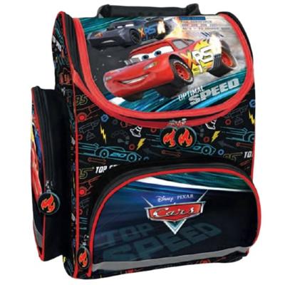 Disney rugzak Cars junior 15 liter 35 cm polyester zwart/rood