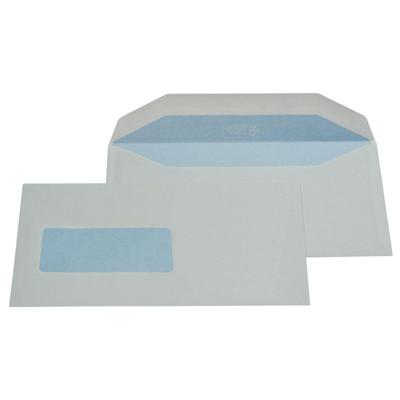 Gallery enveloppen ft 114 x 229 mm, met venster links (ft 40 x 110 mm), gegomd, doos van 500 stuks Gallery enveloppen ft 114 x 229 mm, met venster links (ft 40 x 110 mm), gegomd, doos van 500 stuks
