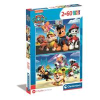 Clementoni Supercolor Puzzel Paw Patrol 2x60 Stukjes - thumbnail
