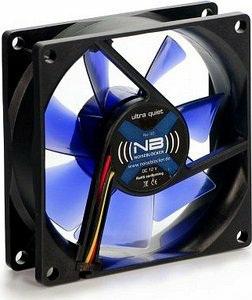 NoiseBlocker BlackSilent XE2 PC-ventilator Zwart, Blauw (transparant) (b x h x d) 92 x 92 x 25 mm NoiseBlocker BlackSilent XE2 PC-ventilator Zwart, Blauw (transparant) (b x h x d) 92 x 92 x 25 mm