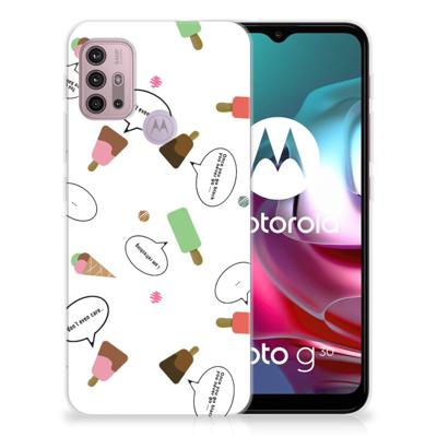 Motorola Moto G30 | G10 | Siliconen Case | IJsjes