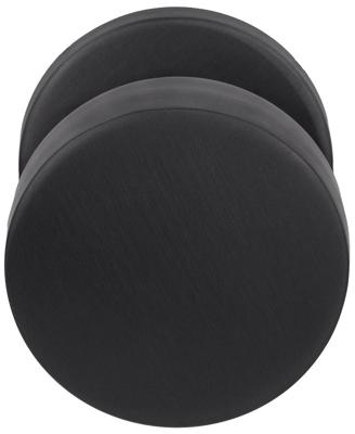 Formani Basics LB503V voordeurknop vast op rozet - mat zwart