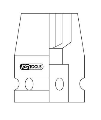 KS Tools 5151328 515.1328 Kracht-dopsleutelinzet 28 mm