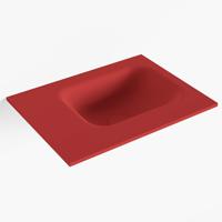 MONDIAZ LEX Fire solid surface inleg wastafel voor toiletmeubel 40cm. Positie wasbak rechts - thumbnail